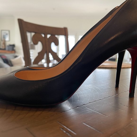 Christian Louboutin Eloise 85 Nappa Shiny Black Size 40 - Excellent Condition - Picture 5 of 10